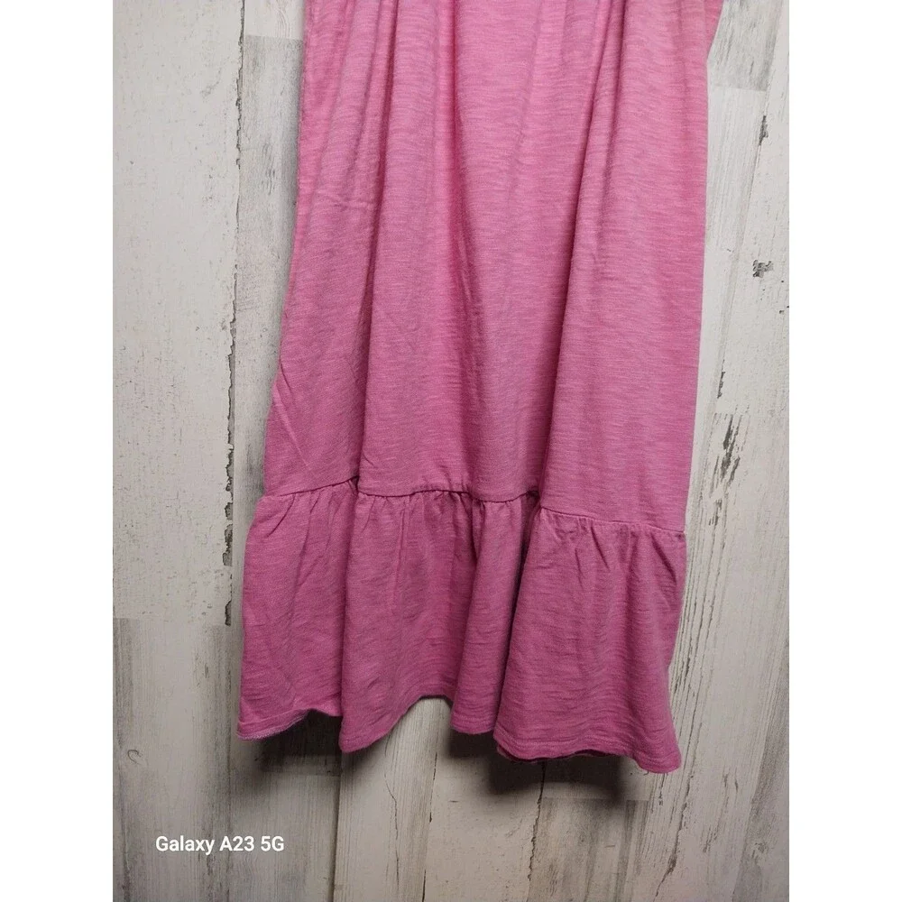 NWT Gap Girls Cami Dress Midi Ombre tiered pink  XL